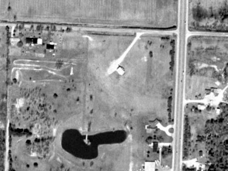 Bay Drive-In Theatre - Aerial - Photo From Terraserver (newer photo)